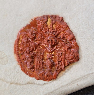 Siegel des Rats und Bergmeisters Johann Heinrich Moyses von Khyrrberg